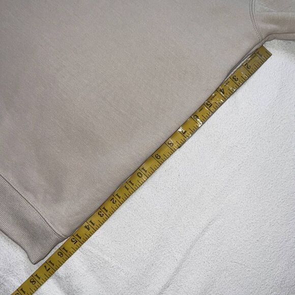 Izod Advantage Performance Beige Stretch 3/4 Zip Up Pull Over Sweater-L - Picture 5 of 11